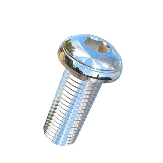 Titanium 7/8-9 X 2-1/4 UNC Button Head Socket Drive Allied Titanium Machine Screw
